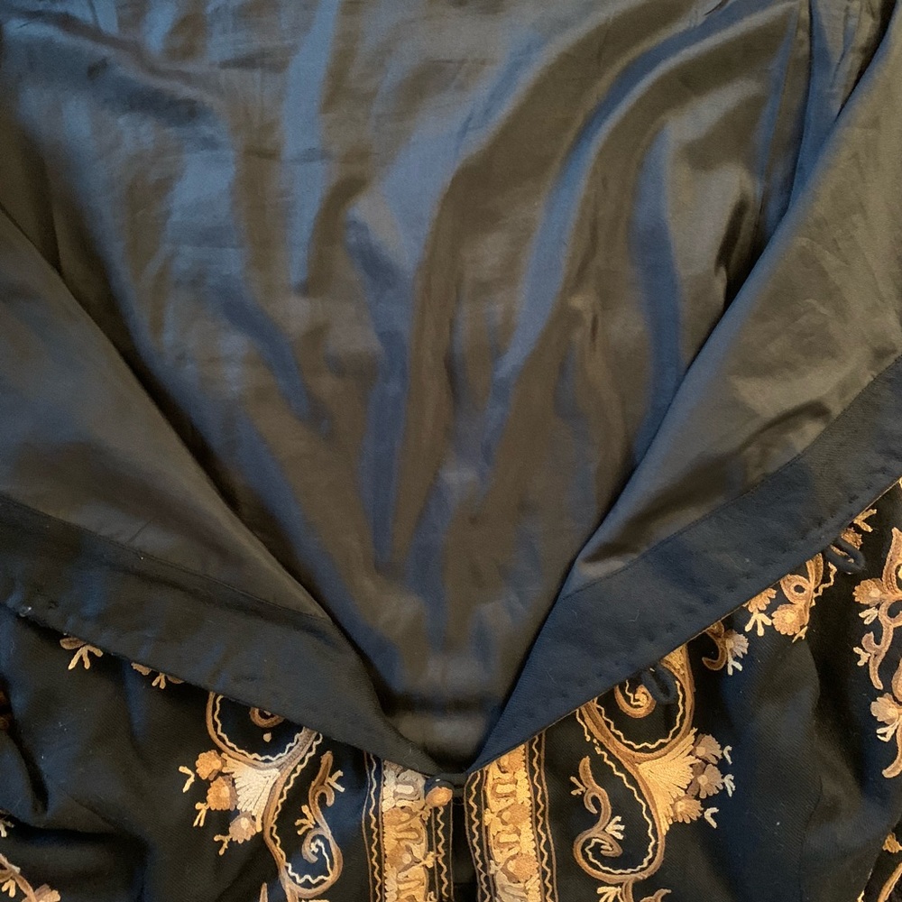 Dressy jacket all Embroidered. Fully lined.